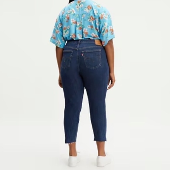 Levi’s Wedgie Skinny Jeans Hit The Brakes Medium Wash - Picture 2 of 14